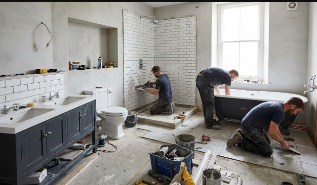 Rénovation de salle de bain, Trélazé